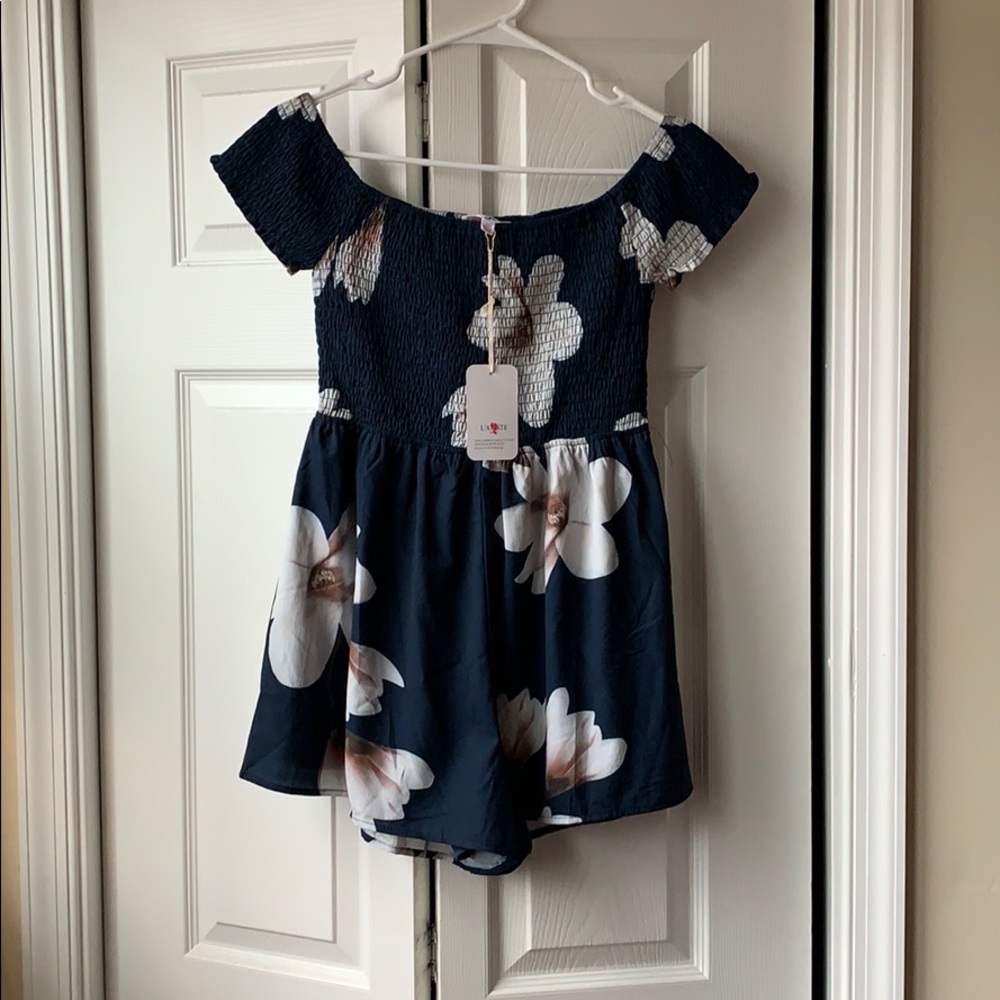 Off the shoulder romper
